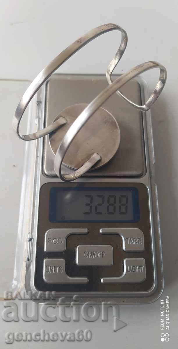 Brățară argint cu piatră nat. rodonit 33gr. marcaje - 7