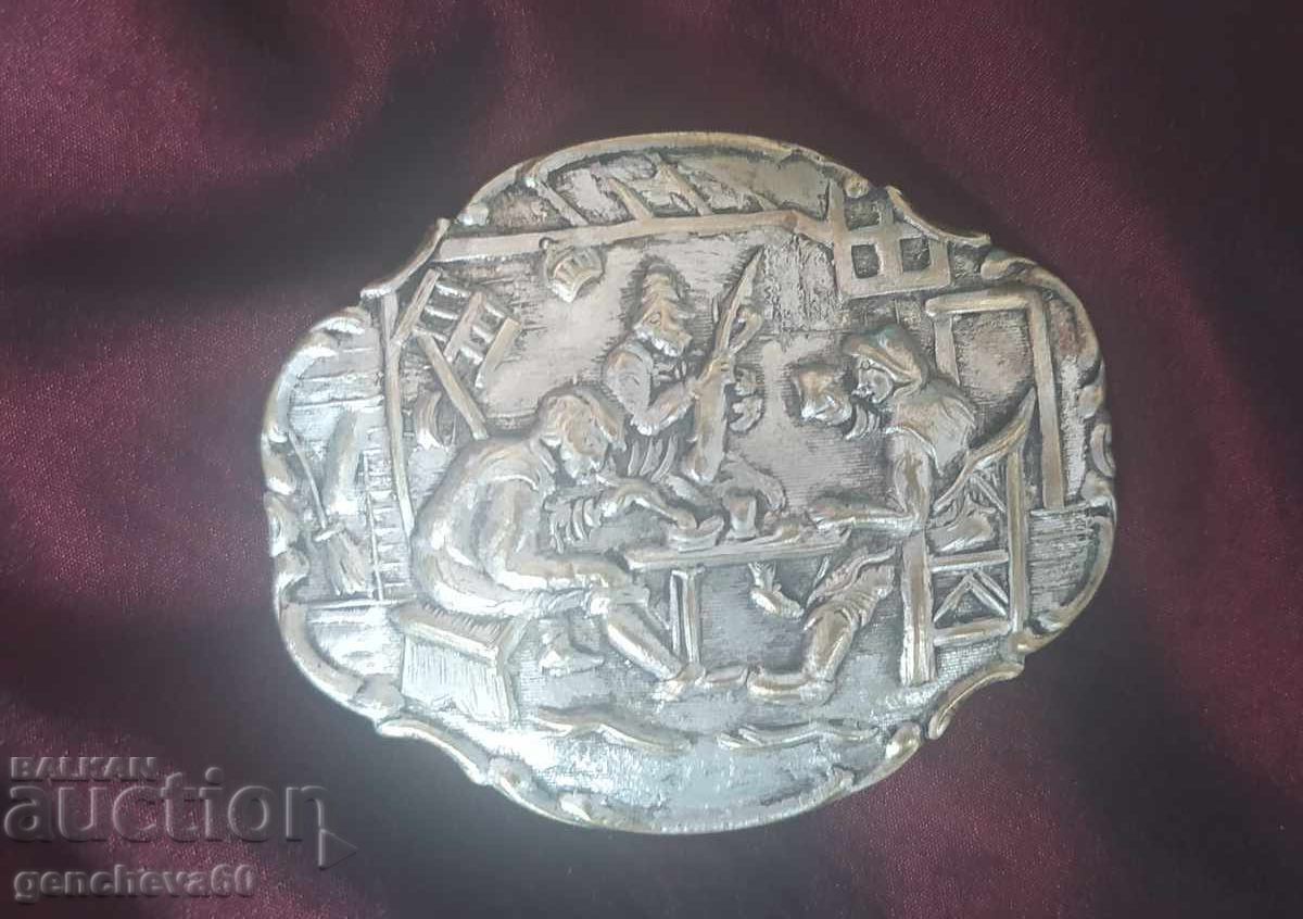 Δημοπρασία Αντίκα καρφίτσα καρφίτσα - ασημένια