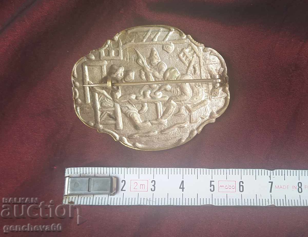 Παράδοση Αντίκα καρφίτσα καρφίτσα - ασημένια