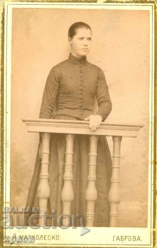 FOTOGRAFIE VECHE - CARTON - J. MARCOLESCU – GABROVO - M0481