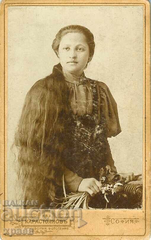 OLD PHOTOGRAPH - CARDBOARD - IV. KARASTOYANOV – SOFIA - M0530