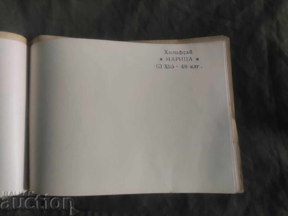 Licitație Mostre de hârtie Depozit de hârtie Vitali Nahmias & Frate