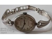 СРЕБЪРЕН ДАМСКИ КВАРЦОВ ЧАСОВНИК