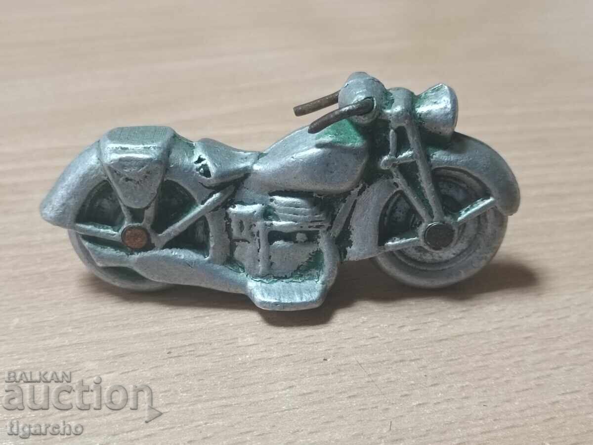 Old metal toy motorcycle - 7