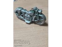 Old metal toy motorcycle