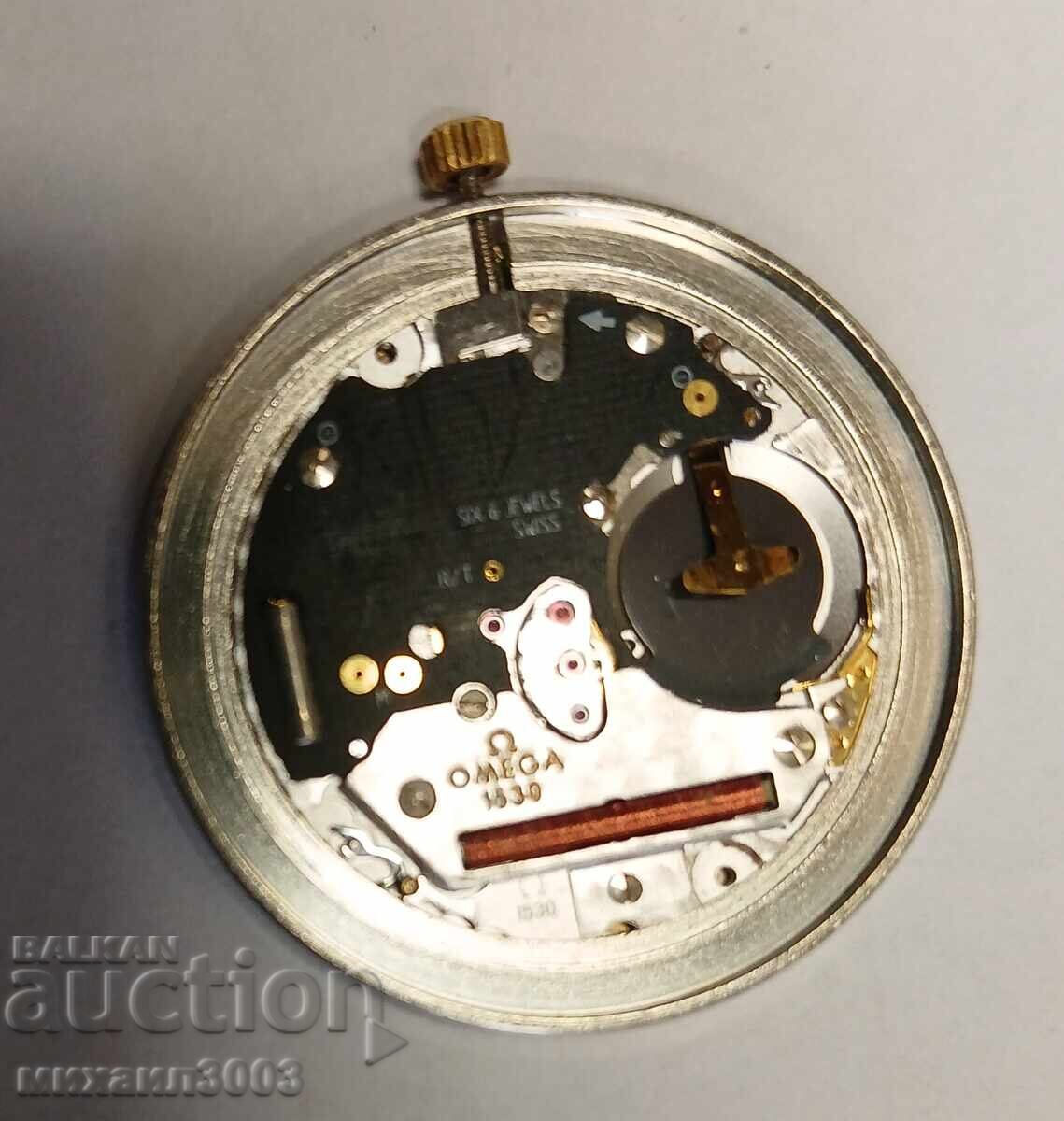 Delivery of SWISS QUARTZ MOVEMENT, DIAL AND CROWN - OMEGA