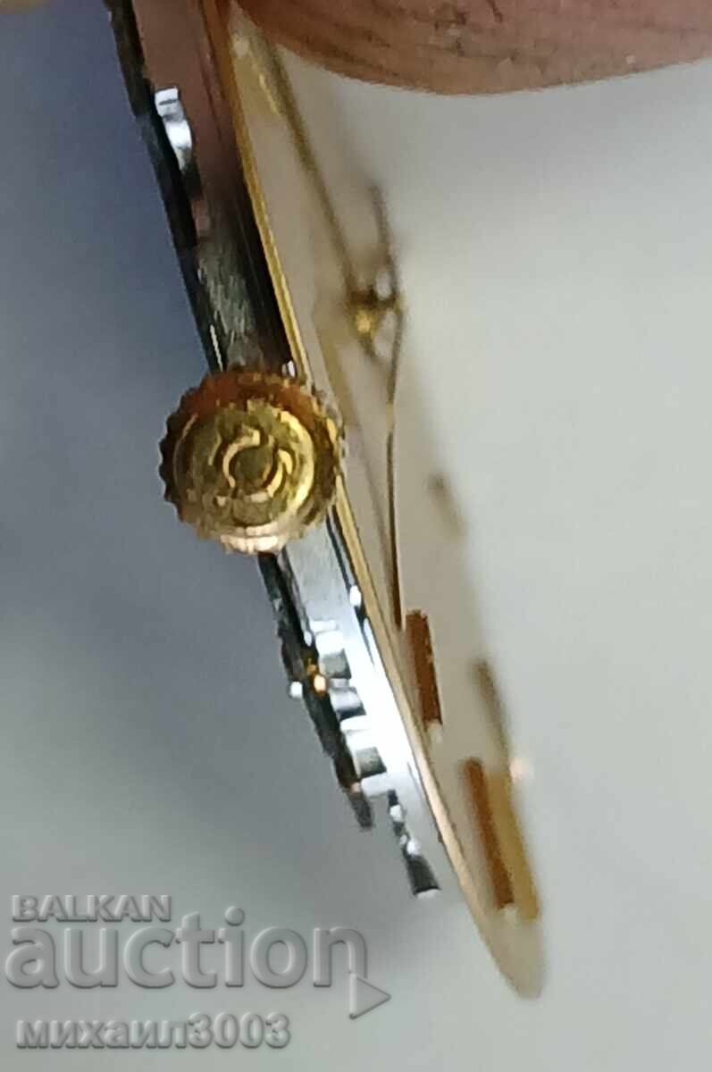 SWISS QUARTZ MOVEMENT, DIAL AND CROWN - OMEGA - 5