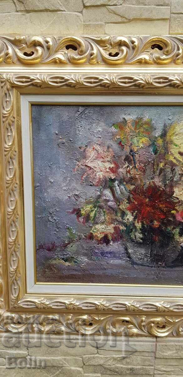 Delivery of Bulgarian Painting - Still Life - Napoleon Alekov 1960-70