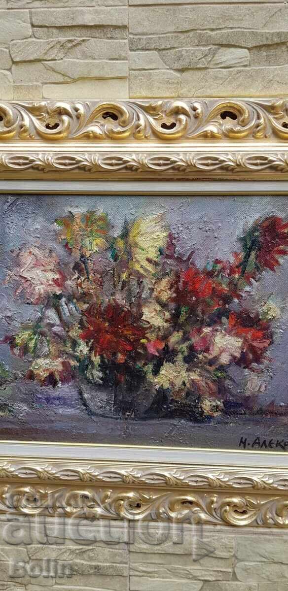 Bulgarian Painting - Still Life - Napoleon Alekov 1960-70 - 5