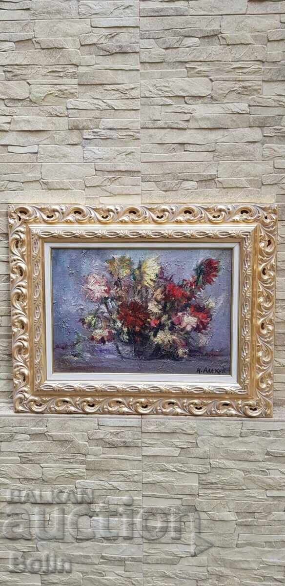 Bulgarian Painting - Still Life - Napoleon Alekov 1960-70 - 7