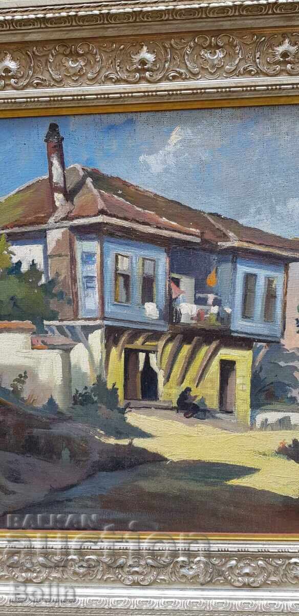 Bulgarian painting - Landscape - Napoleon Alekov 1966 with price 3700.00 BGN | € 1891.78 Bulgarian painting - Landscape - Napoleon Alekov 1966 with price 3700.00 BGN | € 1891.78