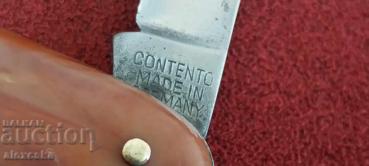Old knife - "CONTENTO" - 6 Old knife - "CONTENTO" - 6