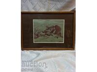 Original painting by artist Krasimir Krustev - Belogradchik