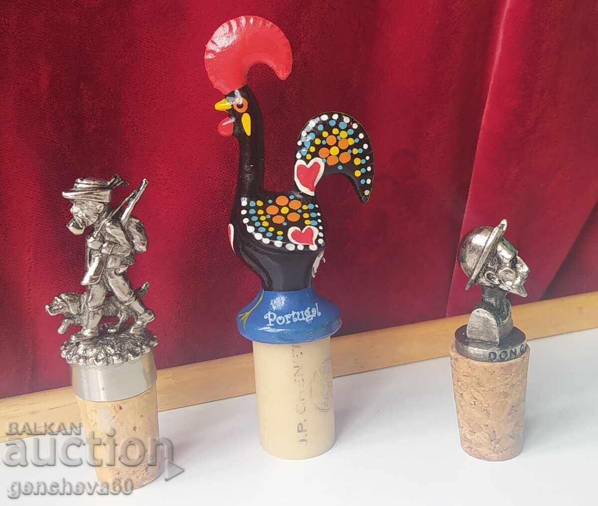 Figurine metalice de colecție - dopuri pentru sticle