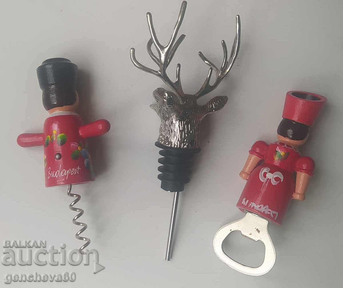 Beautiful set of corkscrew, bottle opener Budapest and etc with price 30.00 BGN | € 15.34