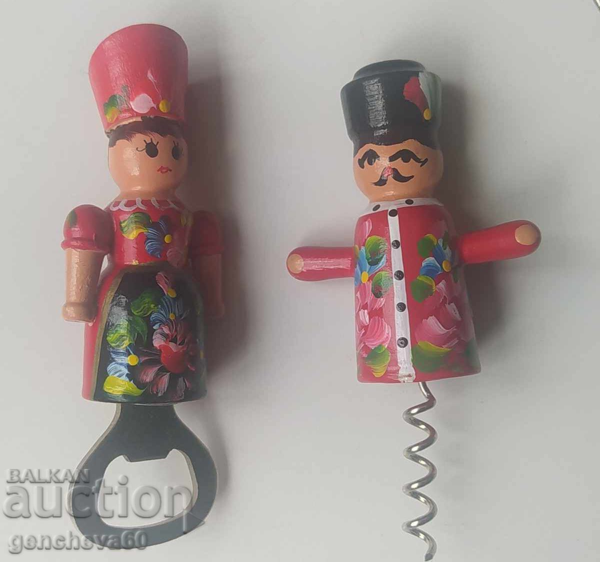 Delivery of Beautiful set of corkscrew, bottle opener Budapest and etc