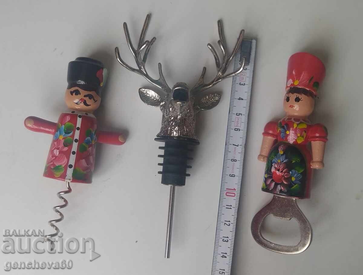 Beautiful set of corkscrew, bottle opener Budapest and etc - 5