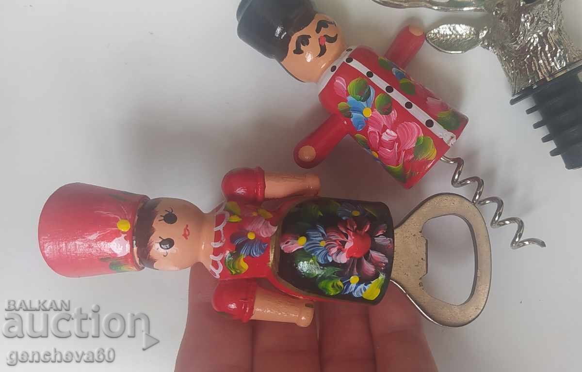 Set frumos tirbușon, deschizător de sticle Budapesta și altele - 6