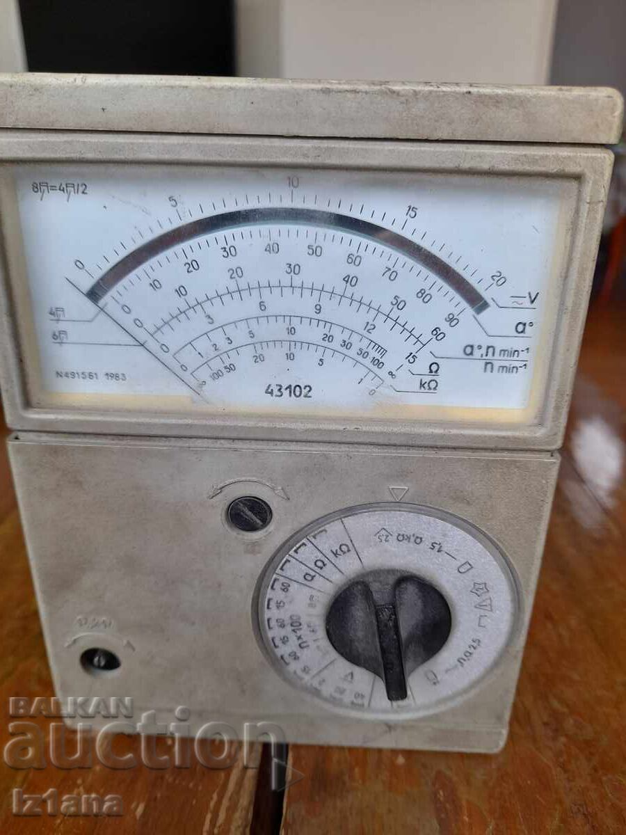Old Multimeter 43102 with price 55.00 BGN | € 28.12 Old Multimeter 43102 with price 55.00 BGN | € 28.12