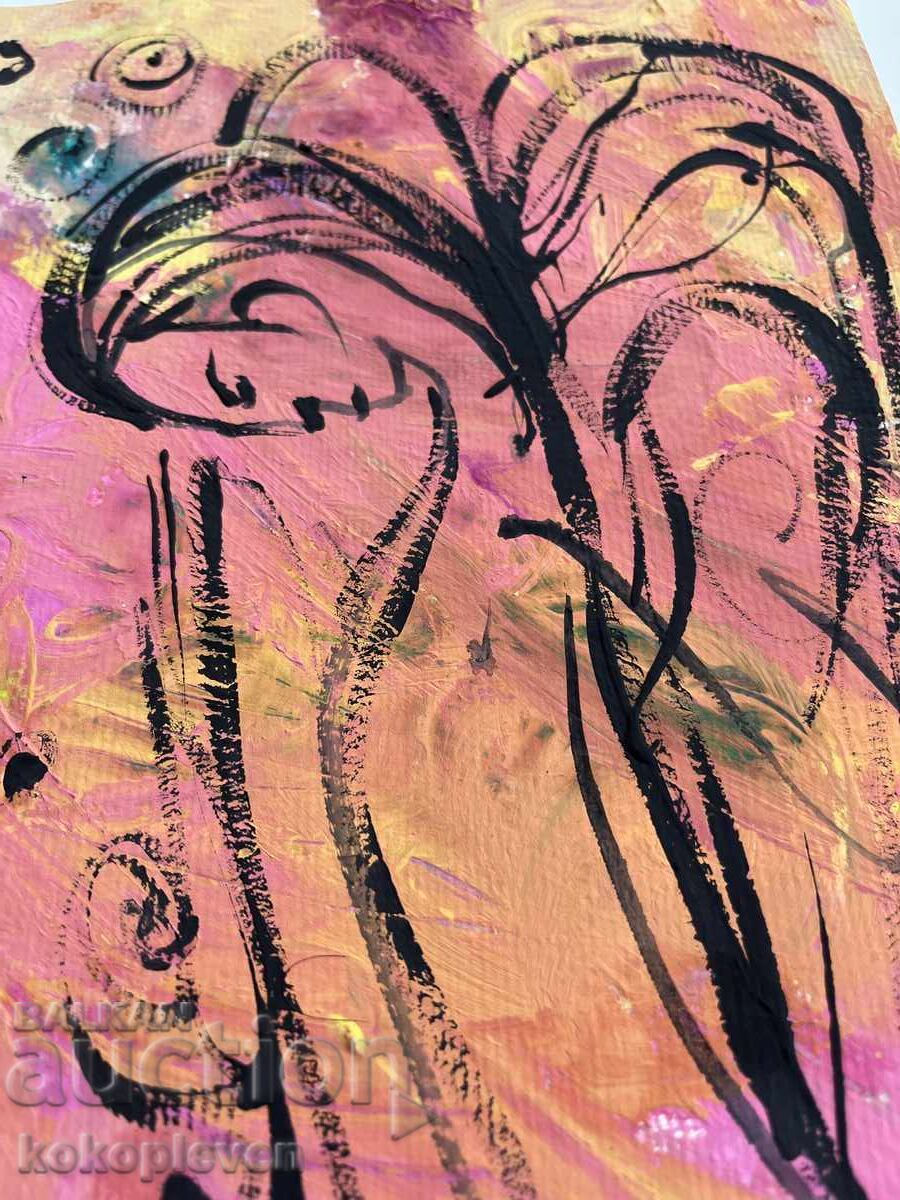 Αφηρημένη ζωγραφική με τιμή 15.00 BGN | € 7.67 Αφηρημένη ζωγραφική με τιμή 15.00 BGN | € 7.67