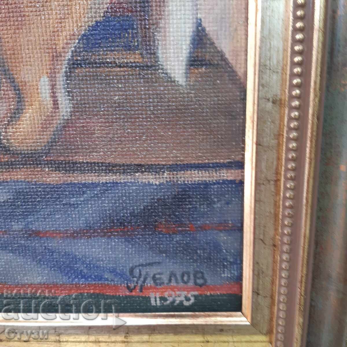 Natură statică de Țvetan Pelov, ulei, 58x43cm - 5