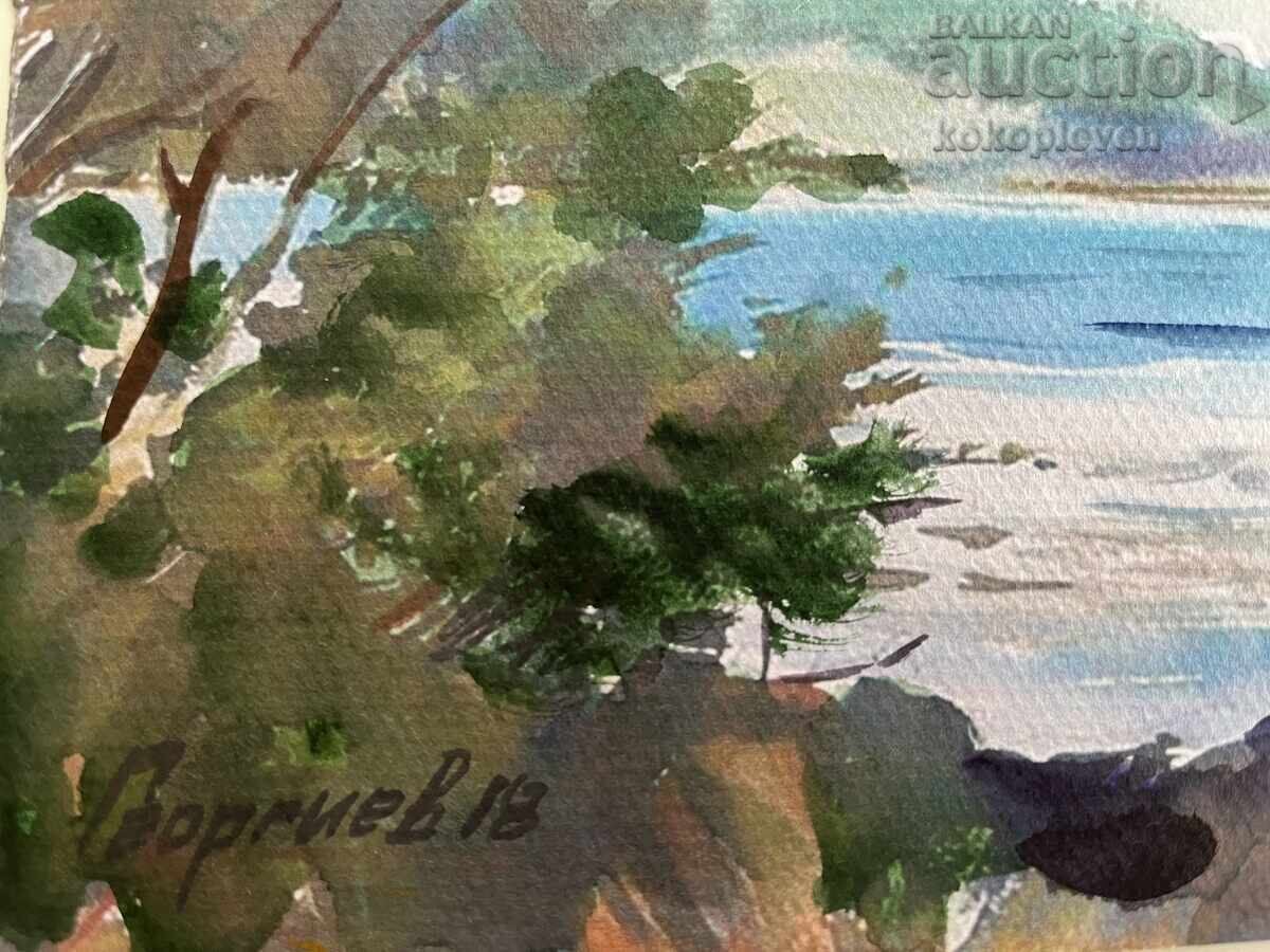 Акварелна Картина с цена 20.00 лв. | € 10.23