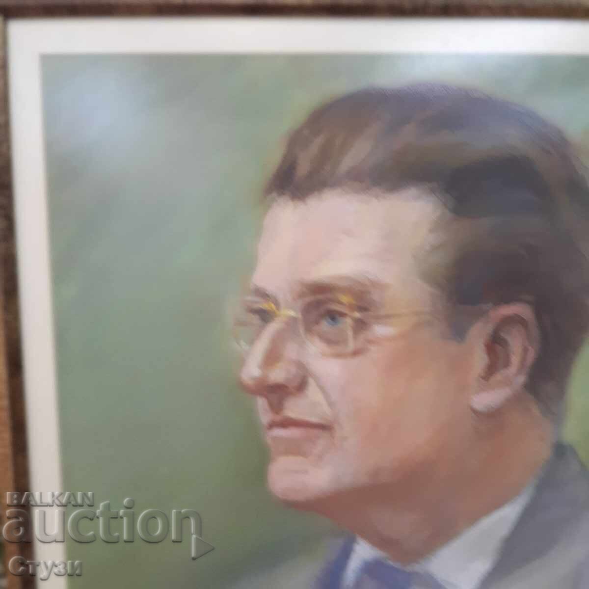 Livrarea Portret-Marin Georgiev(1912-2002), pastel, 55x45.3cm, certificat