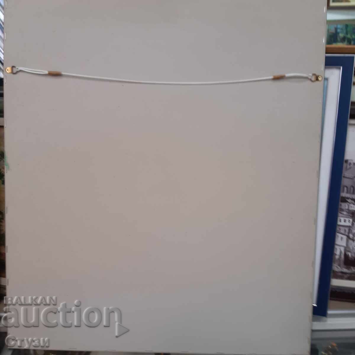 Πορτρέτο-Μαριν Γκεοργκίεφ (1912-2002), παστέλ, 55x45.3 εκ., πιστοποιημένο - 5