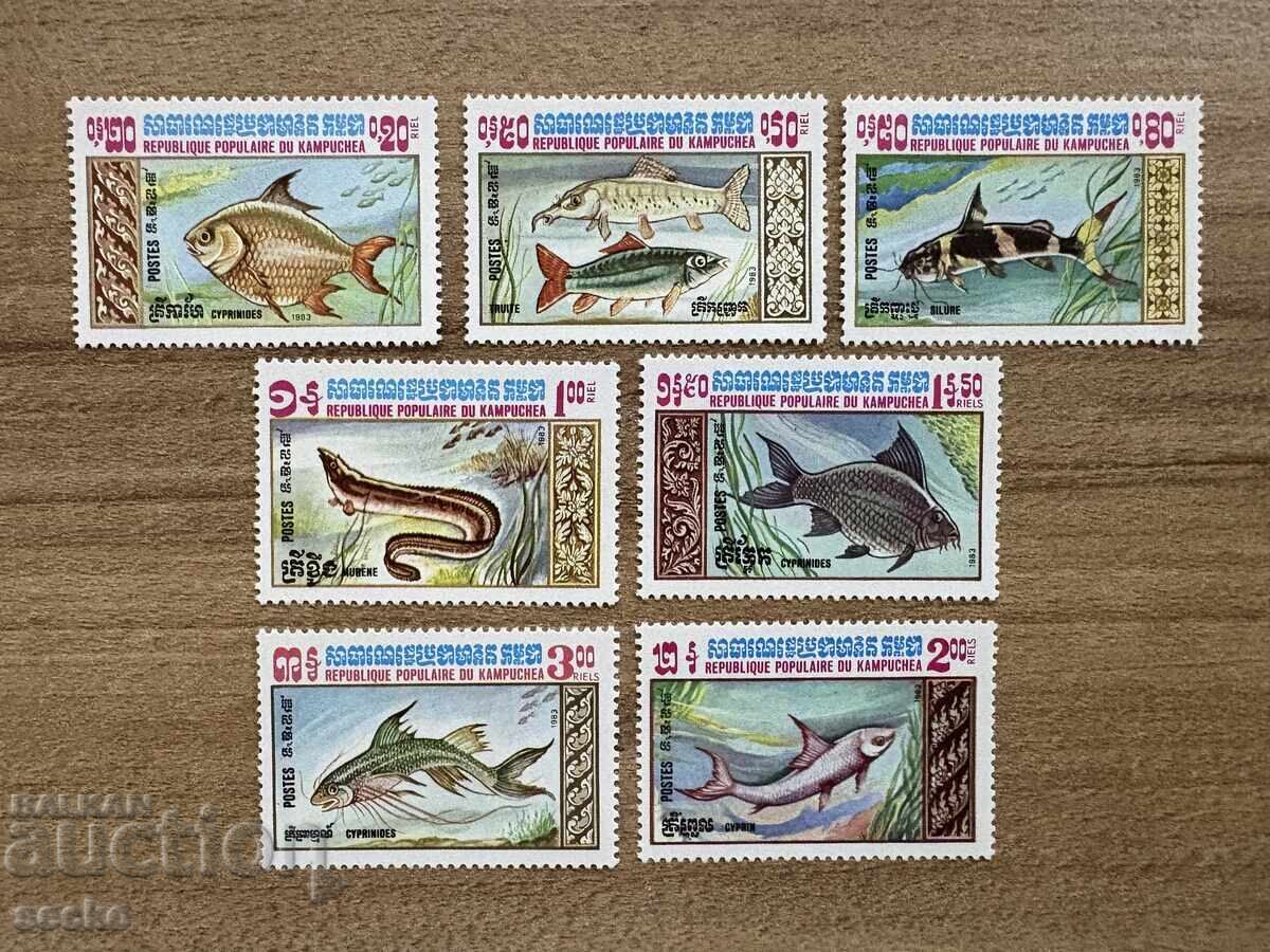 Камбоджа - Риби (1983) MNH Камбоджа - Риби (1983) MNH
