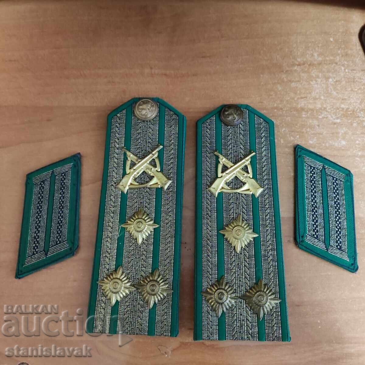 Shoulder boards of a Colonel from the Border Troops, model 1994-1997 Shoulder boards of a Colonel from the Border Troops, model 1994-1997