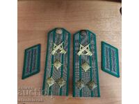 Пагони на полковник от гранични войски модел 1994-1997 год.