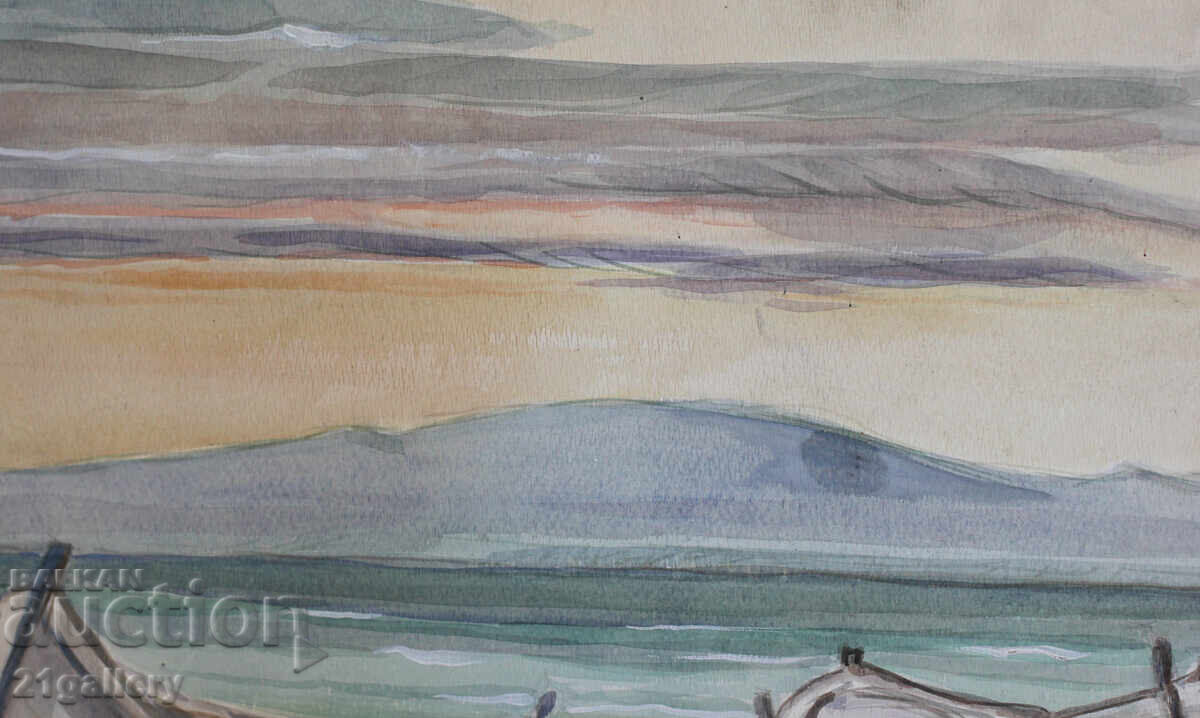 Доставка на Петър Ладовински Морски пейзаж 1998г.