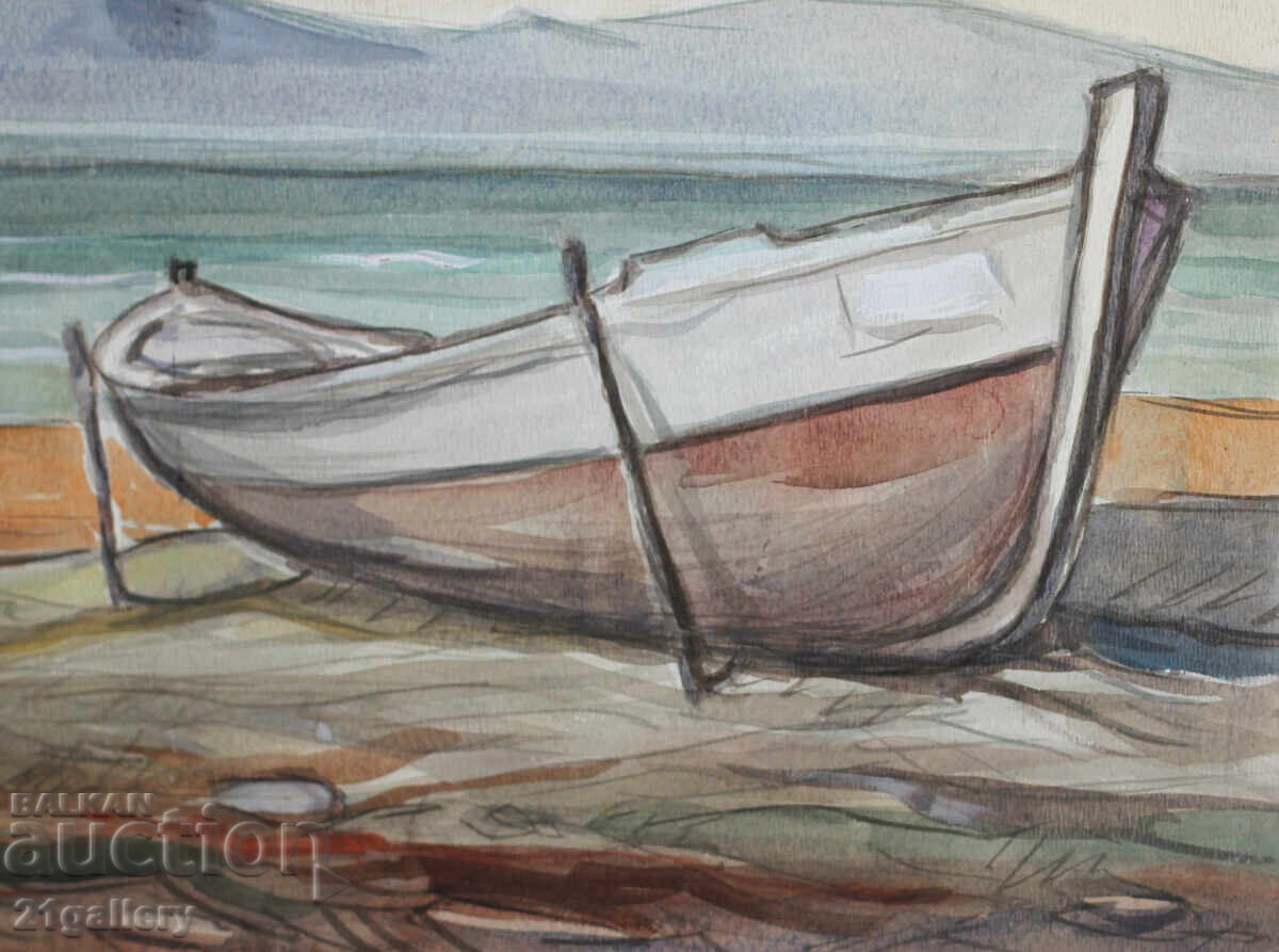 Петър Ладовински Морски пейзаж 1998г. - 7