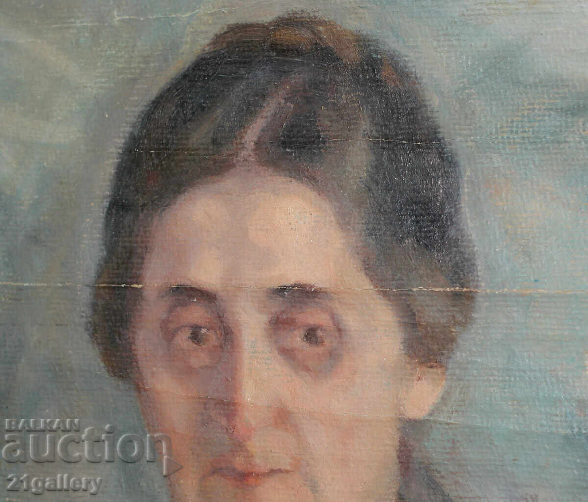 Livrarea Tablou vechi, ulei pe pânză, portret Livrarea Tablou vechi, ulei pe pânză, portret