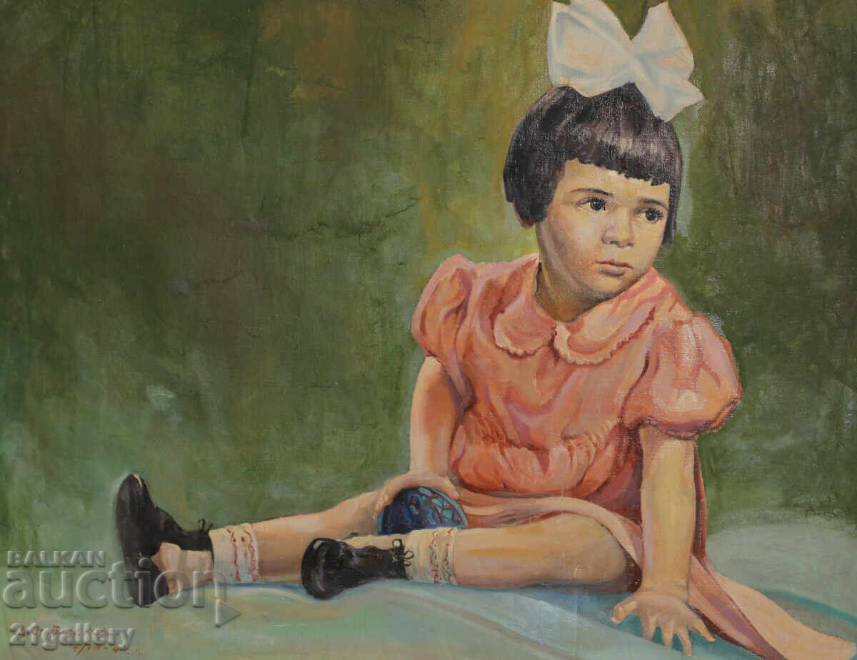 Auction Doncho Vladkov Oil Painting Portrait Signed 1942 Auction Doncho Vladkov Oil Painting Portrait Signed 1942