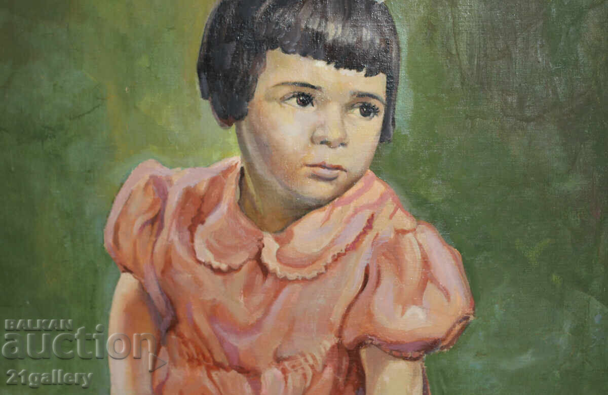 Doncho Vladkov Oil Painting Portrait Signed 1942 - 5 Doncho Vladkov Oil Painting Portrait Signed 1942 - 5