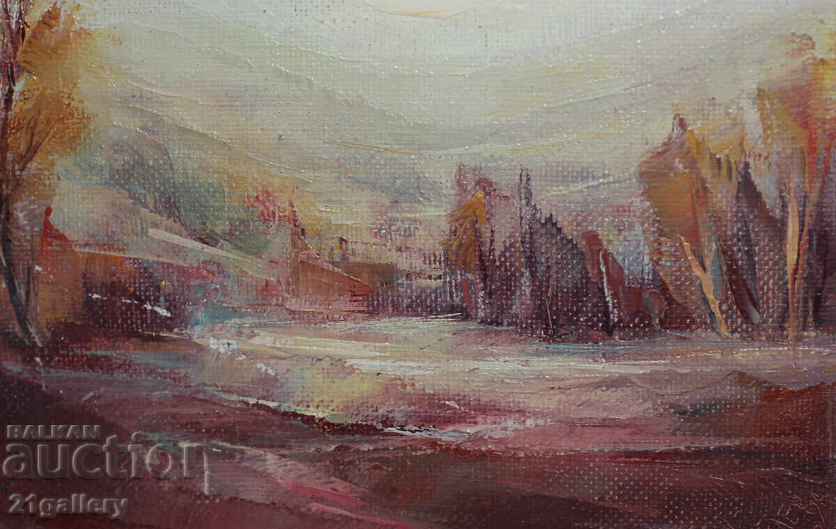 Nadezhda Beleva (1953 - ) Landscape oil paints 1997 - 6 Nadezhda Beleva (1953 - ) Landscape oil paints 1997 - 6