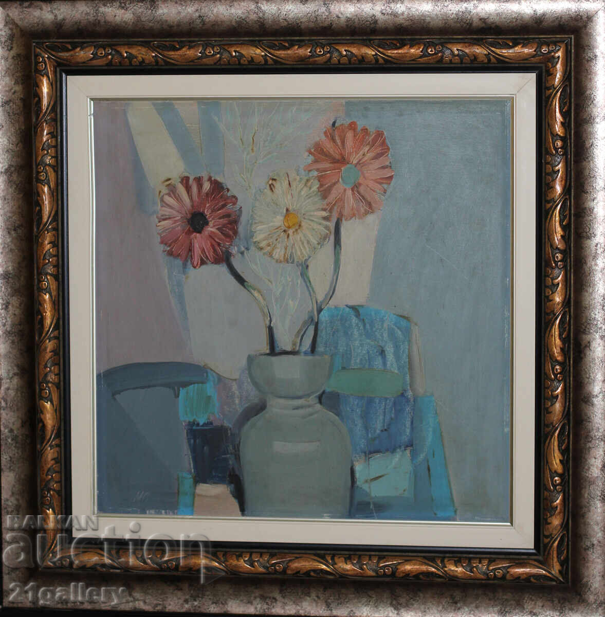Mila Santova (1954 - ) Still Life with Flowers with price 1300.00 BGN | € 664.68 Mila Santova (1954 - ) Still Life with Flowers with price 1300.00 BGN | € 664.68