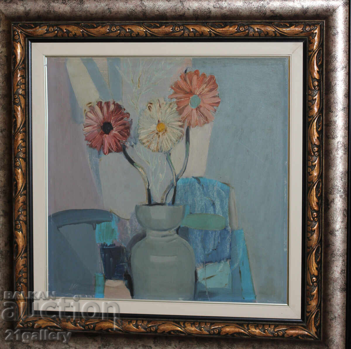 Auction Mila Santova (1954 - ) Still Life with Flowers Auction Mila Santova (1954 - ) Still Life with Flowers