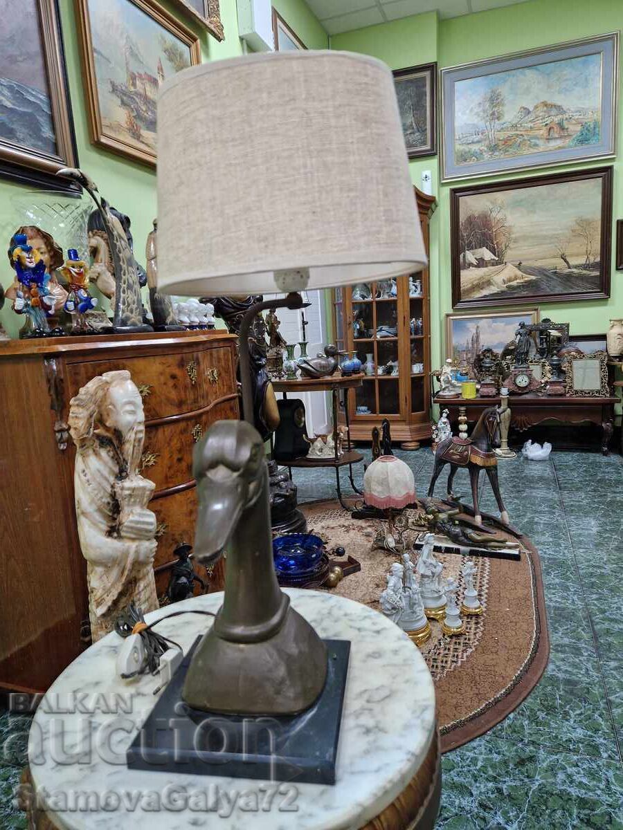 Auction  Unique antique designer table lamp
