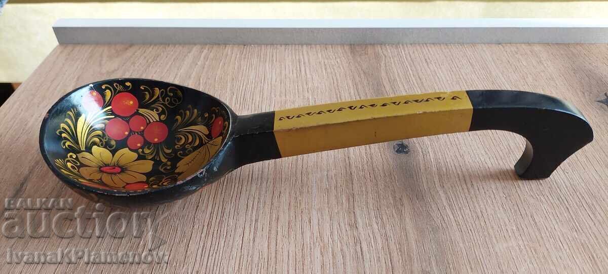 Licitație Lingură Hohloma mare, Rusia, pentru cunoscători Licitație Lingură Hohloma mare, Rusia, pentru cunoscători