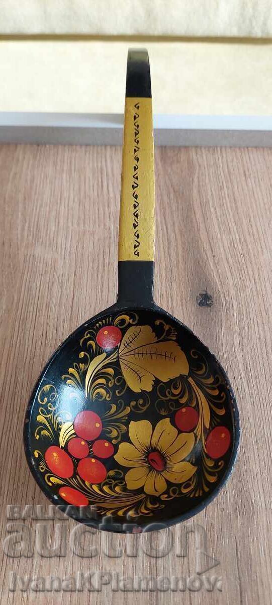 Lingură Hohloma mare, Rusia, pentru cunoscători - 5 Lingură Hohloma mare, Rusia, pentru cunoscători - 5