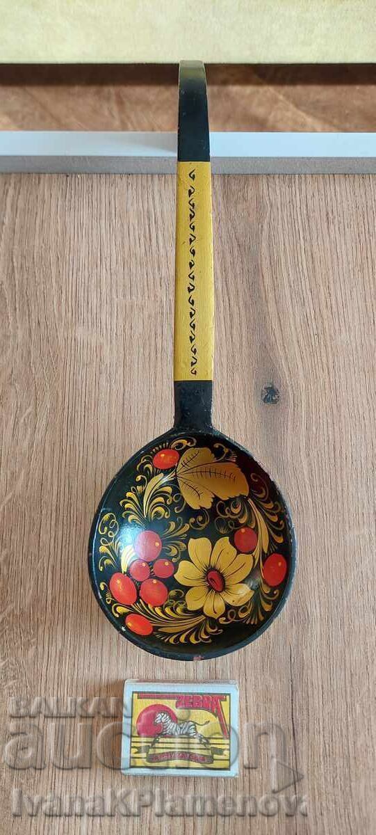 Lingură Hohloma mare, Rusia, pentru cunoscători - 6 Lingură Hohloma mare, Rusia, pentru cunoscători - 6