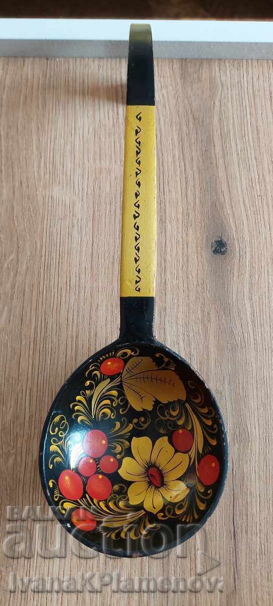 Lingură Hohloma mare, Rusia, pentru cunoscători Lingură Hohloma mare, Rusia, pentru cunoscători