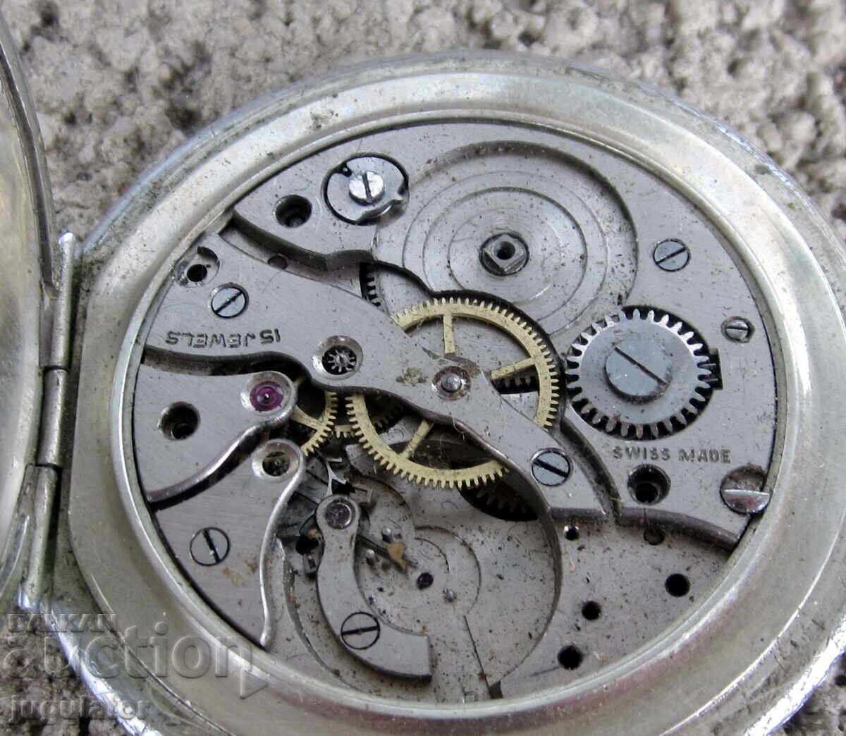 CHRONOMETRE ROCAIL ceas de buzunar vechi pentru restaurare - 6 CHRONOMETRE ROCAIL ceas de buzunar vechi pentru restaurare - 6