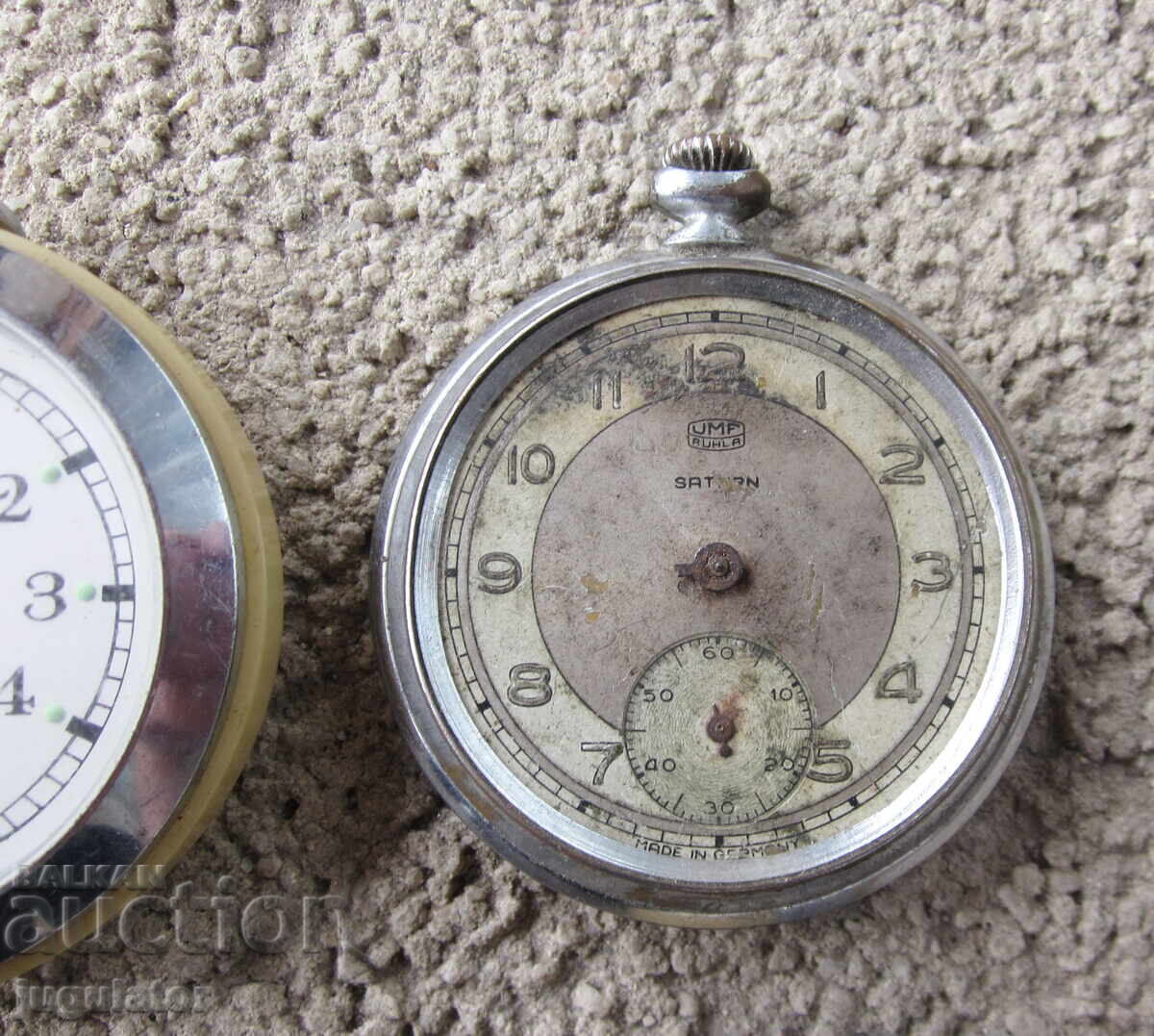 UMF RUHLA lot of four pocket watches, watches for parts - 5