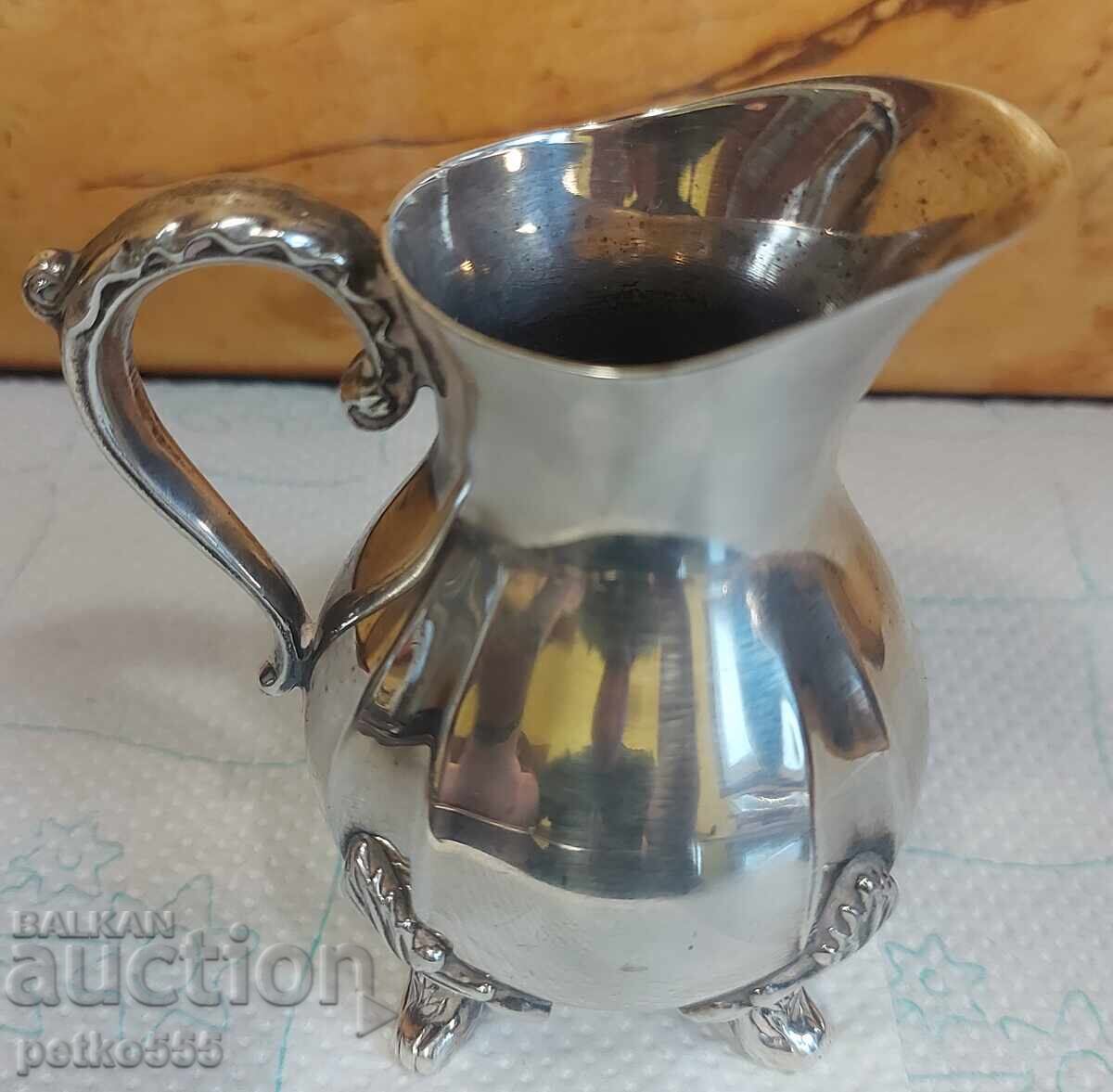 СТАРА ПОСРЕБРЕНА КАНИЧКА МАРКИРОВКА с цена 60.00 лв. | € 30.68 СТАРА ПОСРЕБРЕНА КАНИЧКА МАРКИРОВКА с цена 60.00 лв. | € 30.68