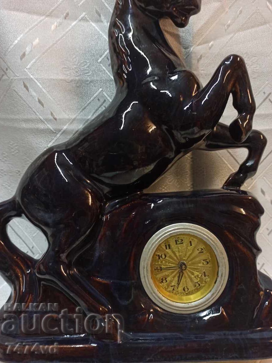 Auction STAR GERMAN PORCELAIN TABLE CLOCK KON Auction STAR GERMAN PORCELAIN TABLE CLOCK KON