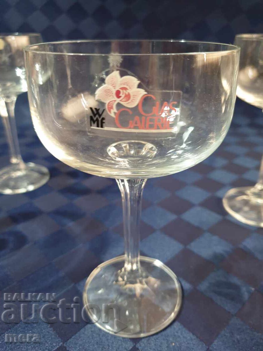 WMF - set pahare de șampanie din cristal cu preț 80.00 BGN | € 40.90 WMF - set pahare de șampanie din cristal cu preț 80.00 BGN | € 40.90