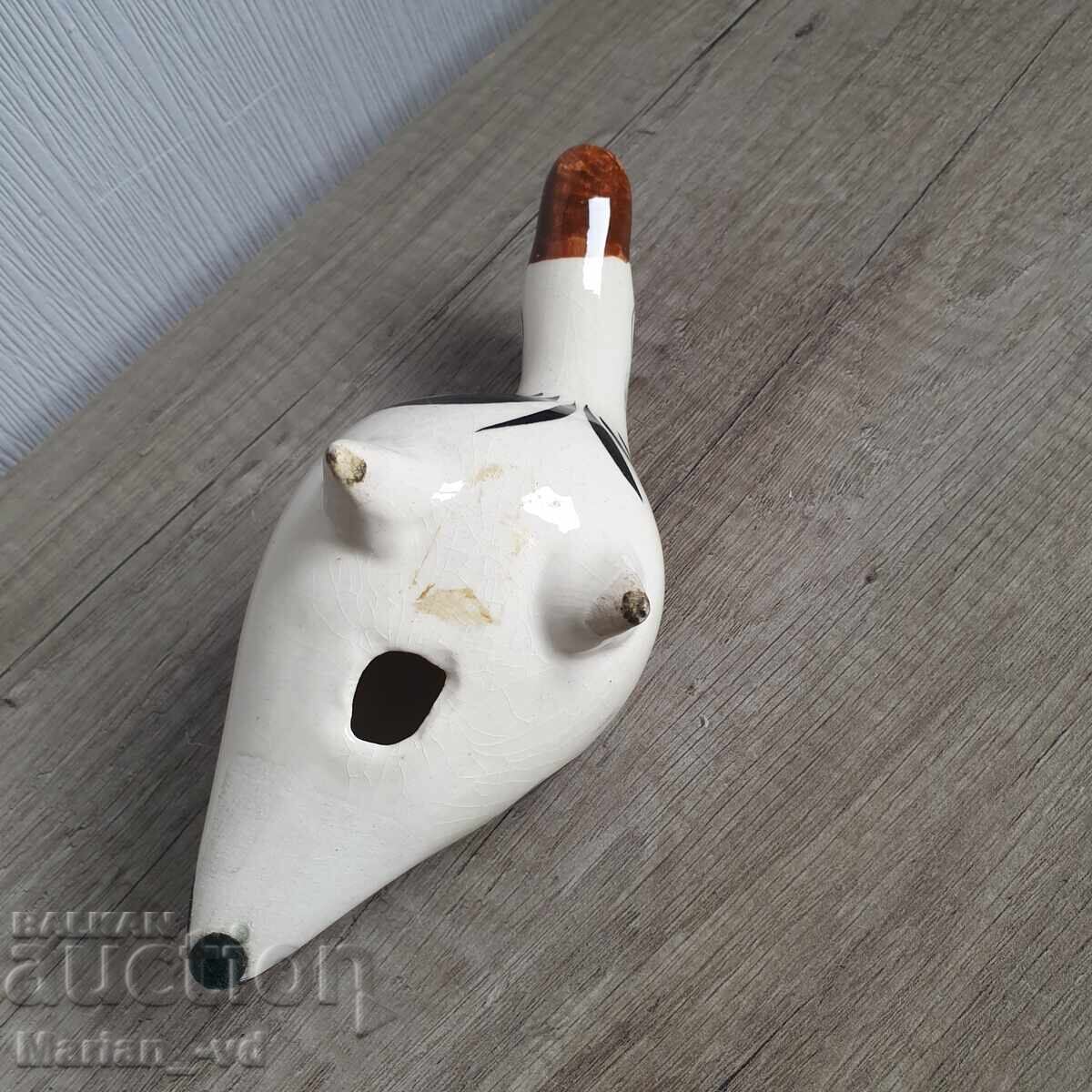 Rață mexicană din porțelan, pictată manual - 5